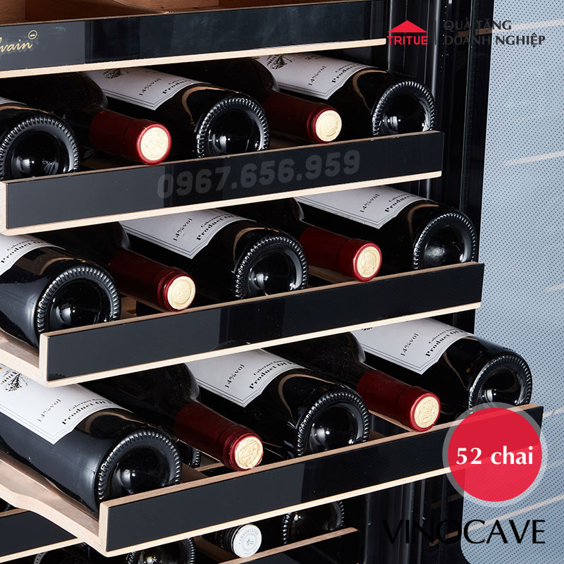 Cách bảo quản rượu vang không bị hỏng chuẩn nhất 3 tu ruou vang vinocave 52 chai