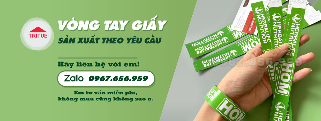 Vòng tay giấy Trí Tuệ