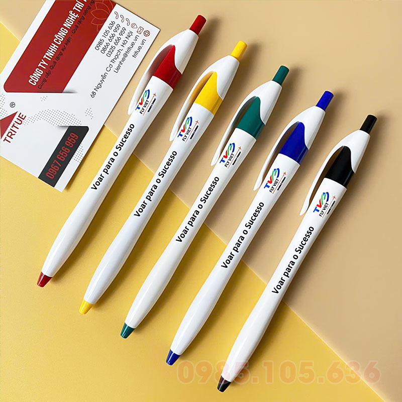 in bút bi làm quà tặng bút bi quảng cáo