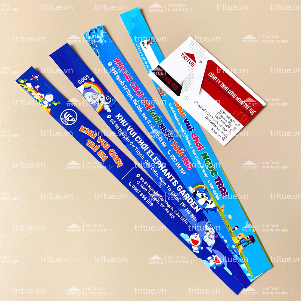 20 Mẫu thiết kế vòng tay quản lý khu vui chơi đẹp nhất 2025 14 thiet ke vong tay khu vui choi xanh da troi