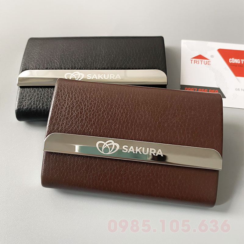 Ví đựng thẻ card khắc logo giá rẻ