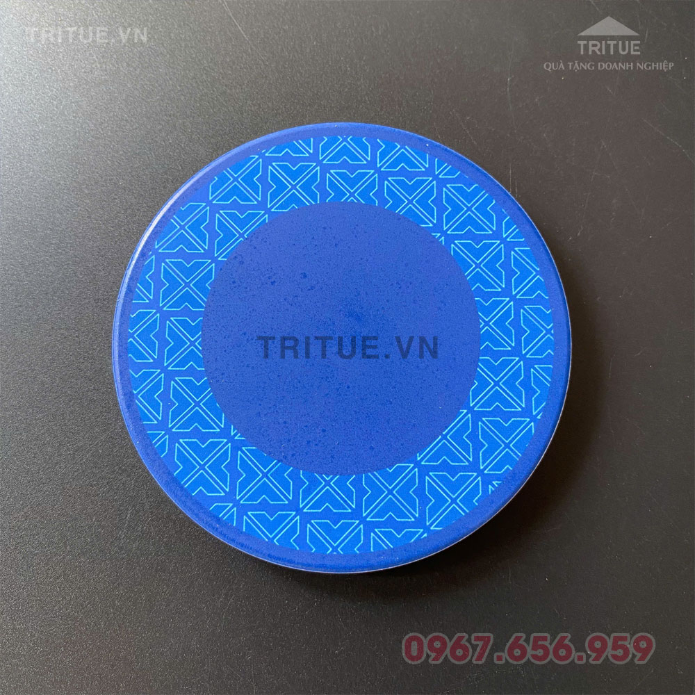 In đế lót ly bằng gốm đẹp